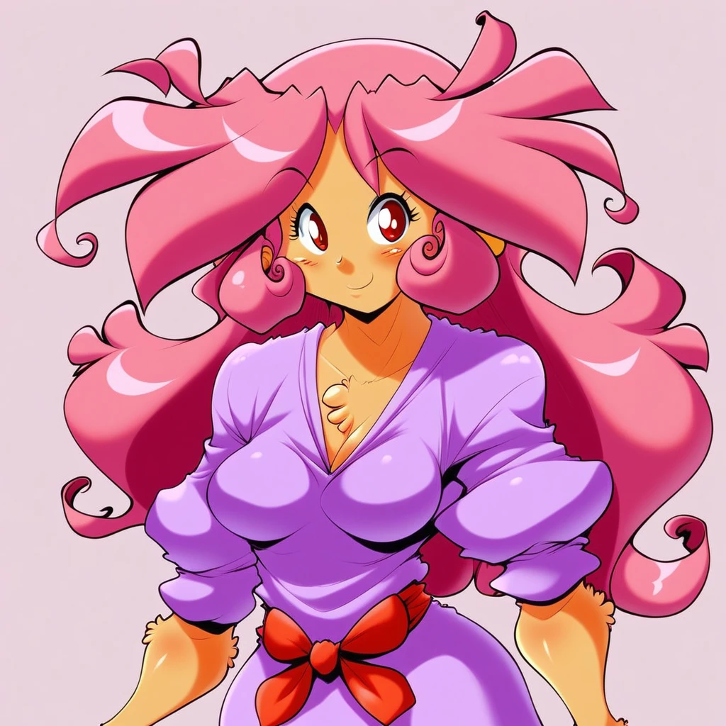 Adult Female, Mobian, Rabbit, Cream the Rabbit, sonic the hedgehog \(series\), rabbit girl, ((solo)), ((1girl)), ((hairstyles, long wavy hair with curtain side bangs, similar to Maria)), brown eyes, serious, young adult, dd cups sized breasts, hair on top of shoulders, long peach hair color that’s is wavy, wearing a blue anime styled scarf, wearing a red one piece, knee length tights, black boots, white gloves, in a dark apocalypse