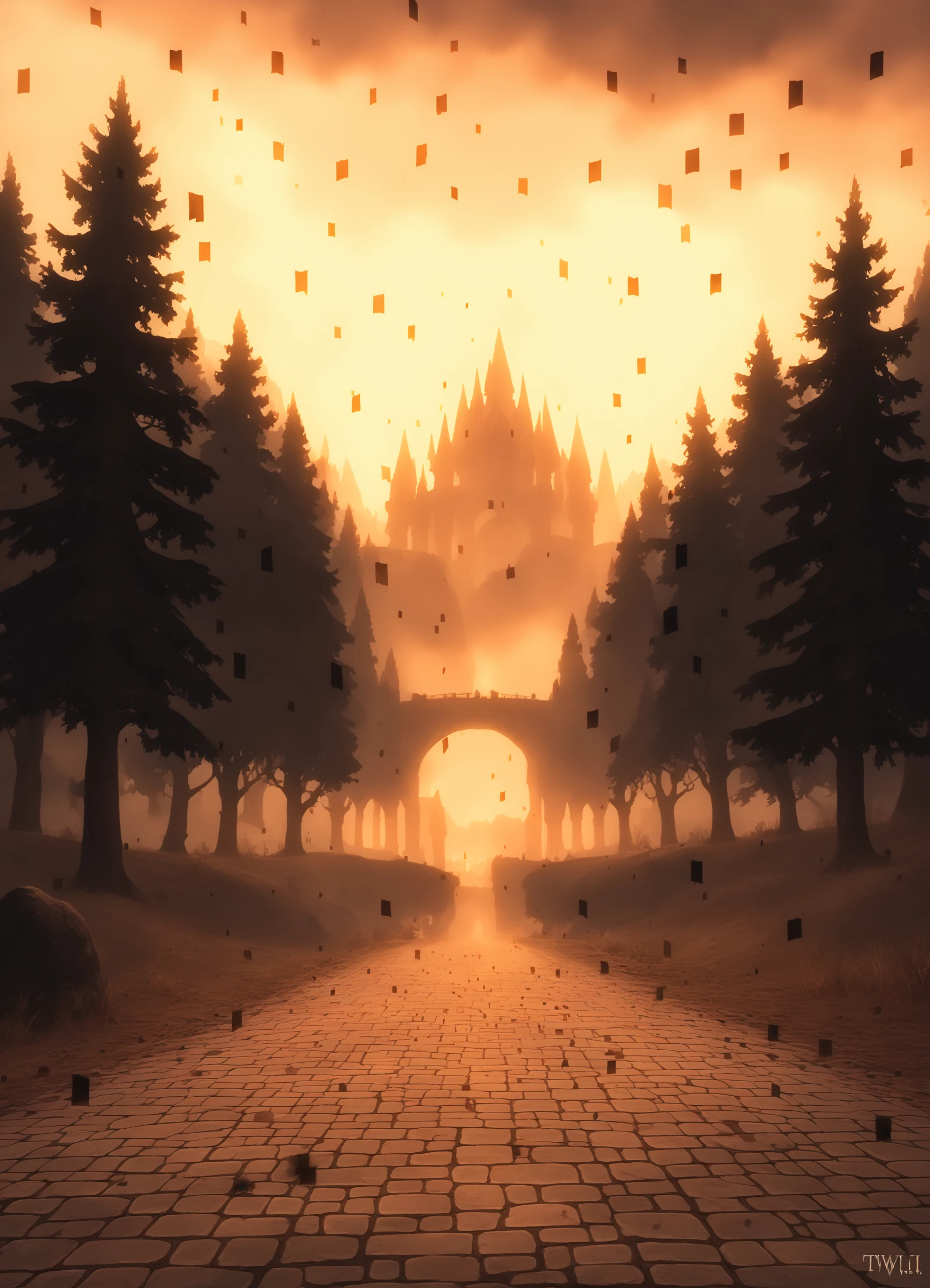 score_9, score_8_up, score_7_up, score_6_up, (twili_particles:1.5), (twili_dusk:1.1),
landscape, scenery, forest, path, archway, 
orange theme, (fog:1.2),
<lora:tp_twili_particles_ponyxl_v1.4-000110:1>
 <lora:detailer_pony:1>