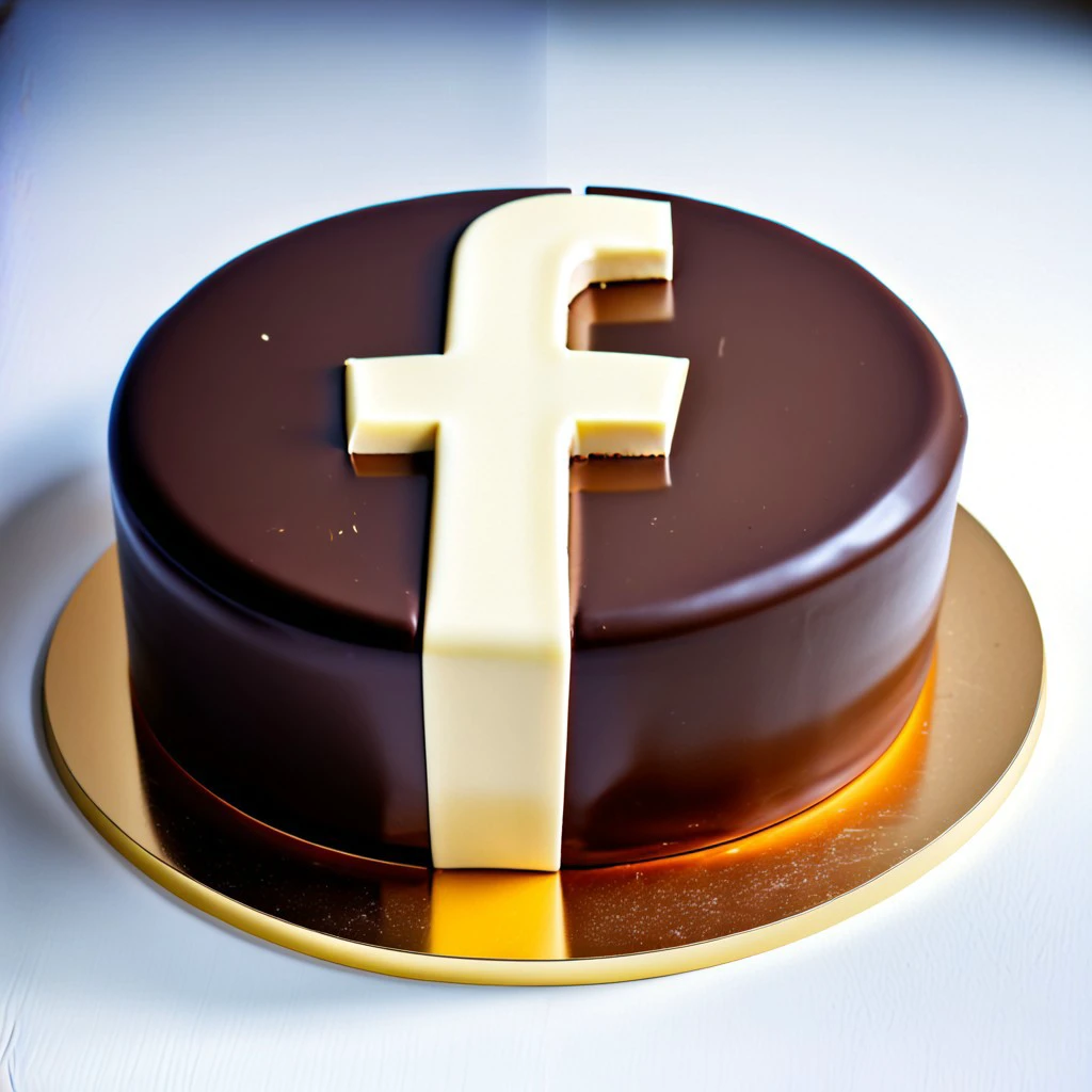 masterpiece, best quality, masterpiece, best quality, 8K, high quality,
What would Facebook look like if it were a cake,
chocolate, logo shaped cake, chocolate, fruitcake, white chocolate, dark chocolate, facebook cake, (facebook),  (facebook logo), cake, logo cake, pastry, dessert, logo shaped dessert, logo shaped pastry, delicious cake, wonderful cake, perfect cake, delicious dessert, wonderful dessert, perfect dessert, fancy cake, fancy cake, fancy dessert, fancy dessert,