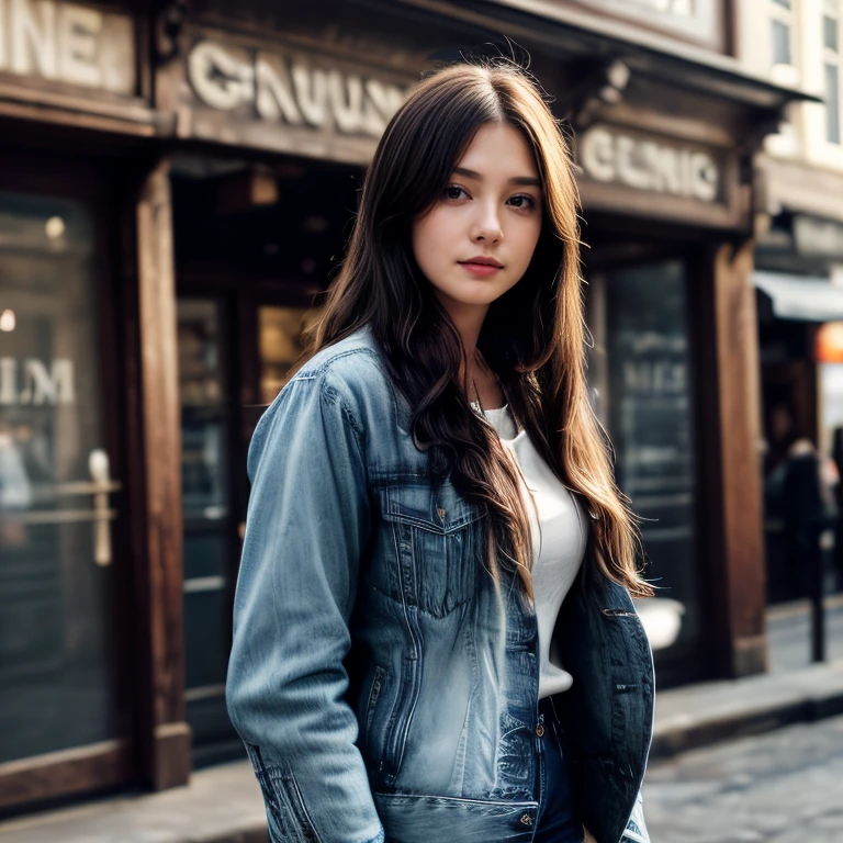 (Nashville Music Row, SFW, long-sleeve flannel shirt, denim jacket, straight-leg jeans, cowboy boots, exploring the music venues, midday:1.35) Instagram_Influencer_115_By_Stable_Yogi
Faceshot_By_stable_yogi
Styler_Embedding_By_Stable_Yogi
<lora:Detail Blaster By Stable Yogi:0.5>
(center_parted_long_wavy_hair)