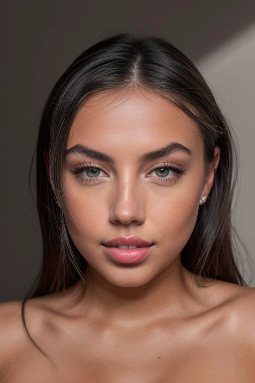 DEN_itsangelinabae_OF,
((headshot:1.2) portrait on a (plain background:1.2), (headshot:1.2), (face focus:1.1), lighting from the left, (shadows:1.2), (left side lighting:1.2), (side light:1.3), (half lit face:1.1), (strong shadows:1.2):1.2),
bokeh, f1.4, 40mm, photorealistic, raw, 8k, textured skin, skin pores, intricate details <lora:epi_noiseoffset2:1>, epiCRealism