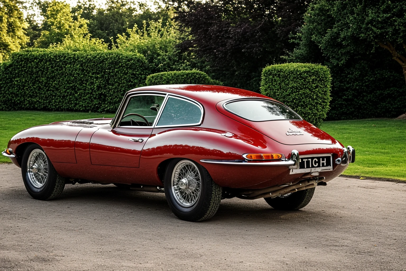 jaguaretype, ground vehicle, car, vehicle focus, no humans, high detail photography, sharp focus