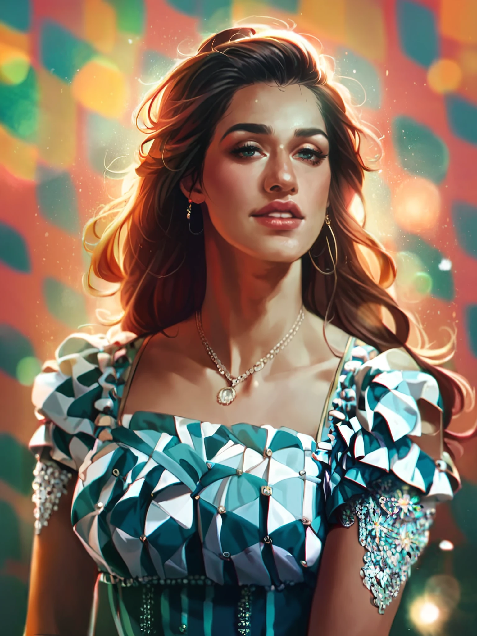 score_9, score_8_up, score_8,portrait,disha patani woman,solo,, Aubergine ethnic dress, censored, colorful background bokeh, rating_safe    <lora:Disha_Patani_PDXL_Base_LoRA_prodigy_local_WD14-step00000250:1>