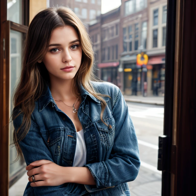 (Nashville Music Row, SFW, long-sleeve flannel shirt, denim jacket, straight-leg jeans, cowboy boots, exploring the music venues, midday:1.35) Instagram_Influencer_112_By_Stable_Yogi
Faceshot_By_stable_yogi
Styler_Embedding_By_Stable_Yogi
<lora:Detail Blaster By Stable Yogi:0.5>
(center_parted_long_wavy_hair)