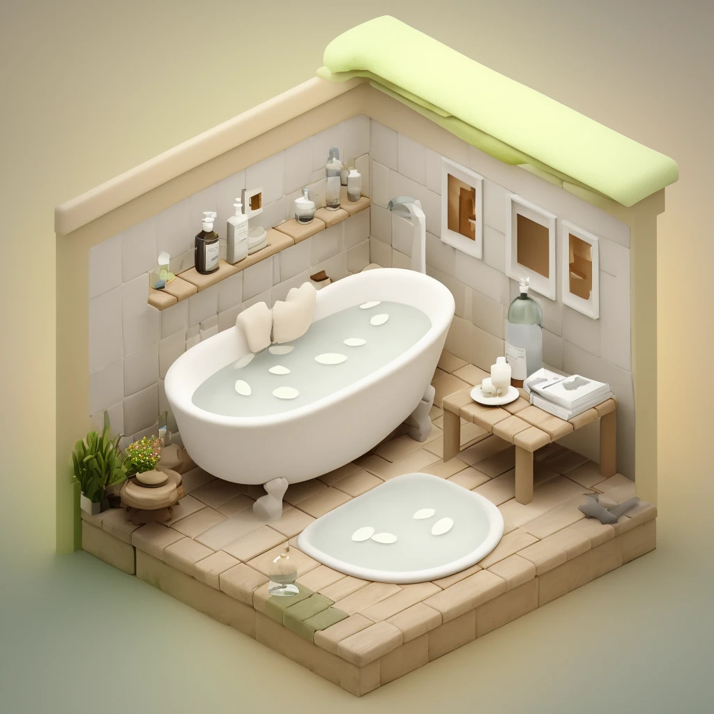 dengzhou,no humans,cup,wine glass,drinking glass,bathtub,faucet,window,sink,wine,claw foot bathtub,bottle,book,scenery,table,door,Octane Renderer,c4d,soft light,solid color background,<lora:çè½´3d-000024:1>,