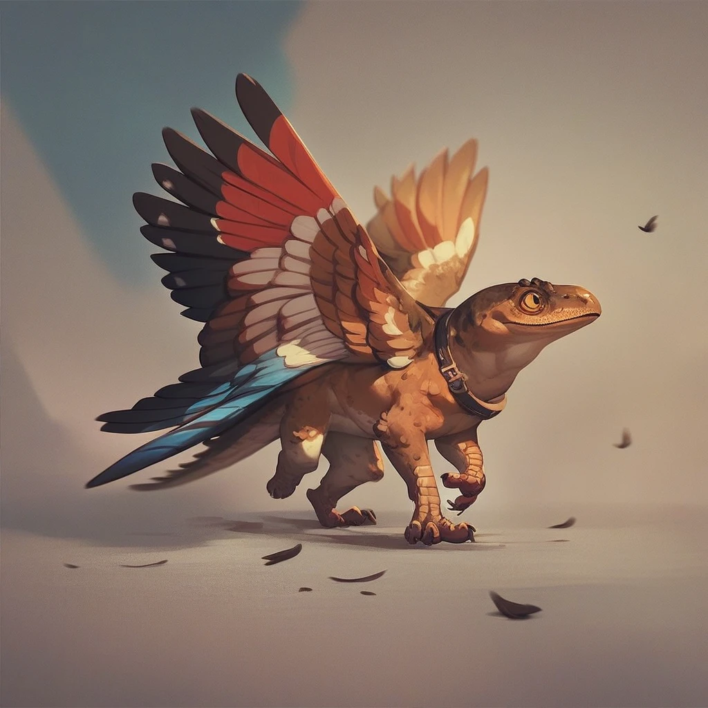 lizard+dog+bird, score_9, score_8_up, score_7_up, score_6_up, score_5_up, score_4_up