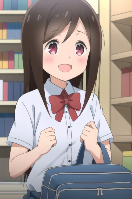masterpiece, best quality,ultra detail,<lora:GoodHands-vanilla:0.8> <lora:anmnr01:0.3> <lora:add_detail:0.5>,1girl,solo,facing viewer,upper body,large breasts,dutch angle,ichijou_hotaru_nonnonbiyori,<lora:ichijou_hotaru_nonnonbiyori:0.7>,grab window,rabbit hutch,tear,wavy mouth,open mouth,in cage