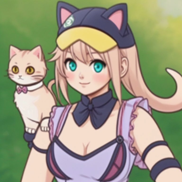 <lora:steamsummersalegirl2_cardosAnimatedv30:0.7> steamsummersalegirl cat fingerless gloves closeup high resolution hd