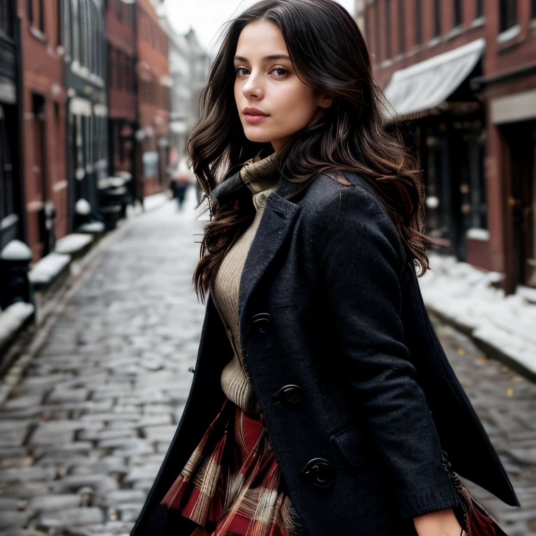 (Boston Freedom Trail, SFW, long wool coat, high-neck sweater, plaid skirt, knee-high boots, following the historic trail, late morning:1.35) Instagram_Influencer_111_By_Stable_Yogi
Faceshot_By_stable_yogi
Styler_Embedding_By_Stable_Yogi
<lora:Detail Blaster By Stable Yogi:0.5>
(center_parted_long_wavy_hair)