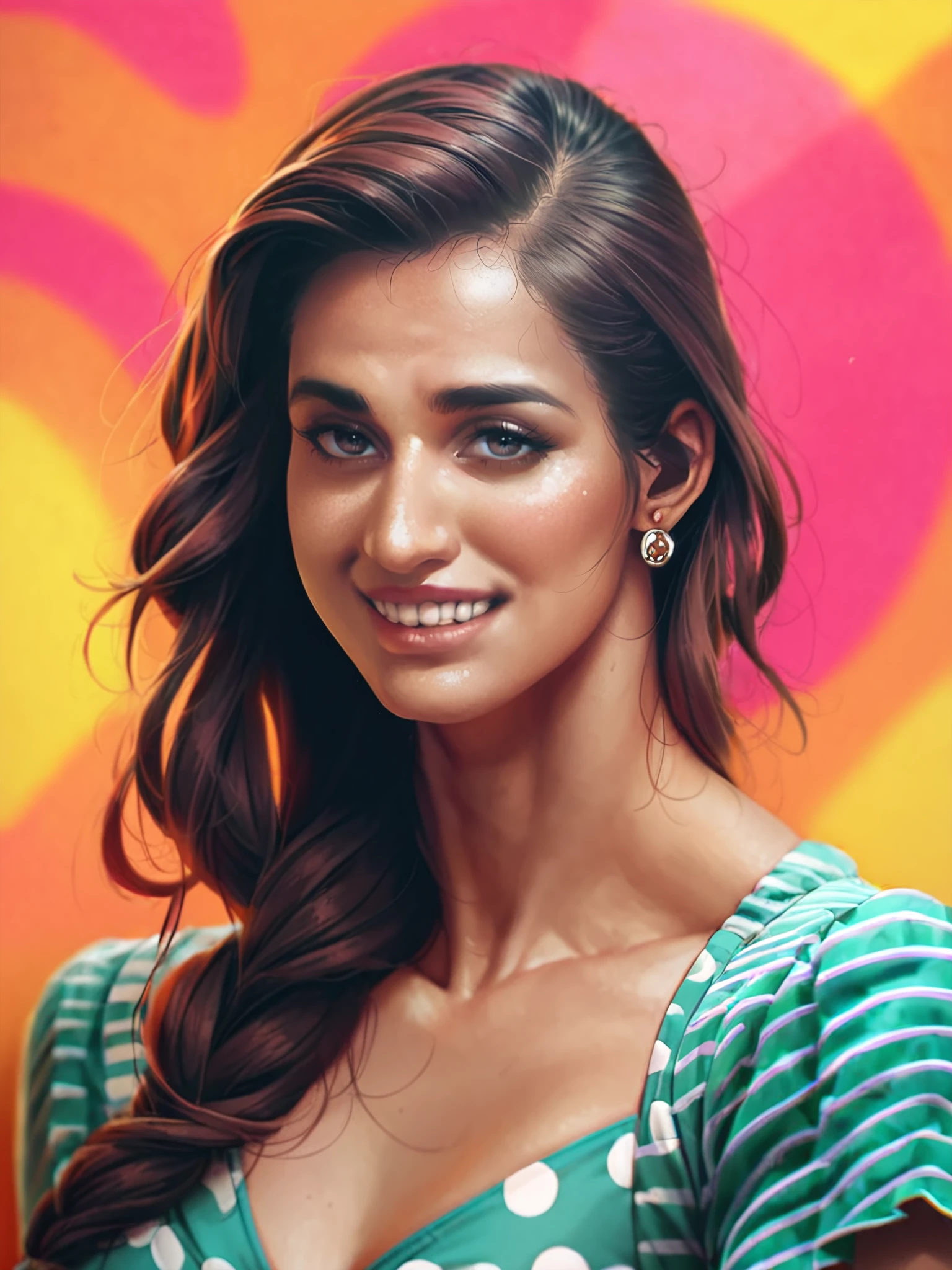 score_9, score_8_up, score_8,portrait,disha patani woman,solo,light smile, Aubergine ethnic dress, censored, colorful background bokeh, rating_safe    <lora:Disha_Patani_PDXL_Base_LoRA_prodigy_local_WD14-step00000250:1>