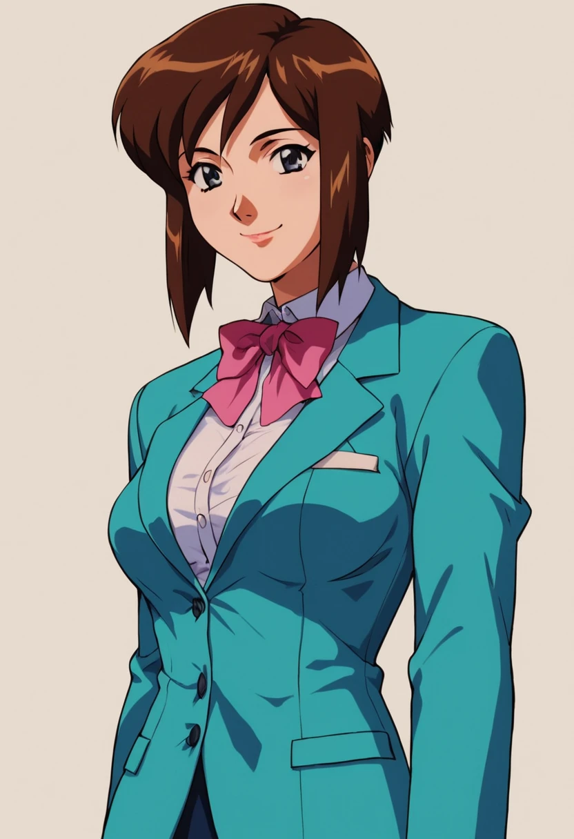 score_9, score_8_up, score_7_up, score_6_up, 1girl, solo, retro artstyle,
Linna, brown hair, gray eyes, office suit, smile,
detailed eyes, perfect face, perfect eyes, sexy, sexy girl, beautiful eyes, petite body, medium breasts, standing, posing, simple background, dynamic angle, <lora:Linna Yamazaki _ Bubblegum Crisis Tokyo 2040_epoch_10:1>