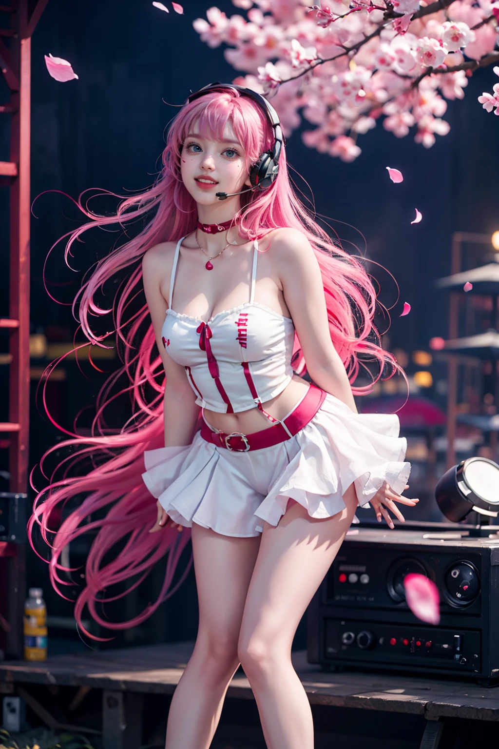 (8K, top-quality, masterpiece:1.2), (reallistic, Photorealsitic:1.37), Super Detail, One girl,), (Highly detailed), (beautifully detailed eyes), (of the highest quality), (super detailed ), (masterpiece), (Detailed face),20yr old, ,1 girl, ((pink hair,long hair)), medium breasts, clothed, Perfect Lighting, BREAK, (glossy cute clothes:1.5), (pastel colours:1.3), (floral patterns:1.2), (polka dots:1.2), (satin:1.2), (silk:1.2), (shiny thin trench coat:1.3), (shiny camisole:1.3), (shiny blouse:1 Zin), (shiny knitwear:1.3), (shiny skirt:1.3), (shiny trousers:1.3), (loose silhouette:1.2), (frills:1.2), (ribbons:1.2), (lace:1.2), (shiny thin socks:1.2), (shiny pumps:1.2), (shiny sneakers:1.2), (shiny earrings:1.2), (shiny necklaces:1.2), (shiny bracelets:1.2), BRAKE, (upper body to thighs:1.2), (long pink hair:1.2), (smile:1.2), (looking at viewer:1.2), (seiza:1.2), (hands on knees:1.2), (cute outdoor scenery:1.2), (flowers:1.2), (park:1.2), (shining light:1.2)
