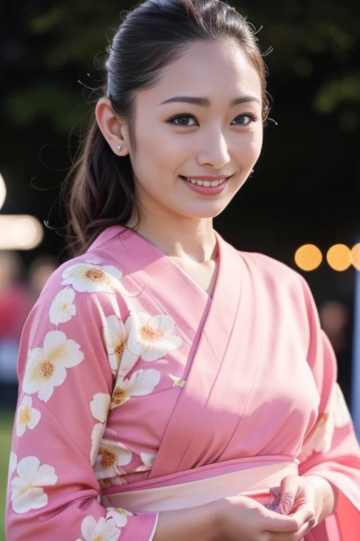 1girl,(RAW photo, best quality), (realistic, photo-realistic:1.4), masterpiece, an extremely delicate and beautiful, extremely detailed, 2k wallpaper, Amazing, finely detail, extremely detailed CG unity 8k wallpaper, ultra-detailed, highres, soft light, beautiful detailed girl, extremely detailed eyes and face, beautiful detailed nose, beautiful detailed eyes,cinematic lighting,perfect anatomy,slender body
(wearing floral pattern cotton yukata),(obi),(wide sleeves)
(at a park at night),(japan summer festival),(festival stalls:1.2),(city lights at night),
smiling
<lora:andomiki_lora:0.7>