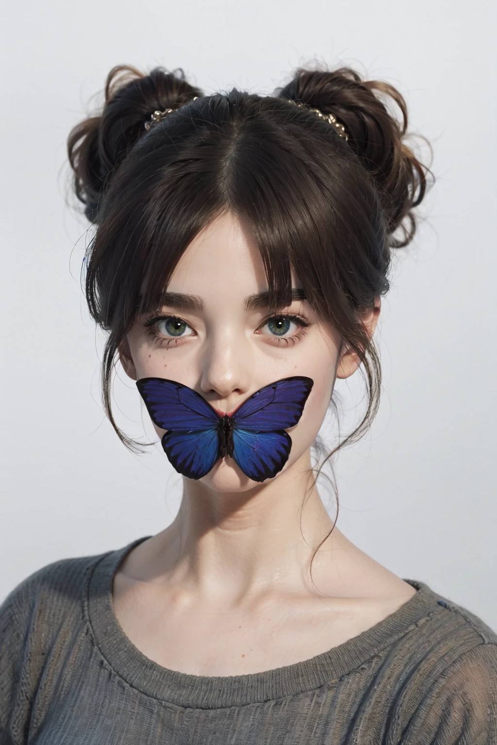 ((best quality, masterpiece, absurbres, super-resolution)), butt3rflym0uth, denim, butterfly, <lora:butt3rflym0uth_v38:0.8>
