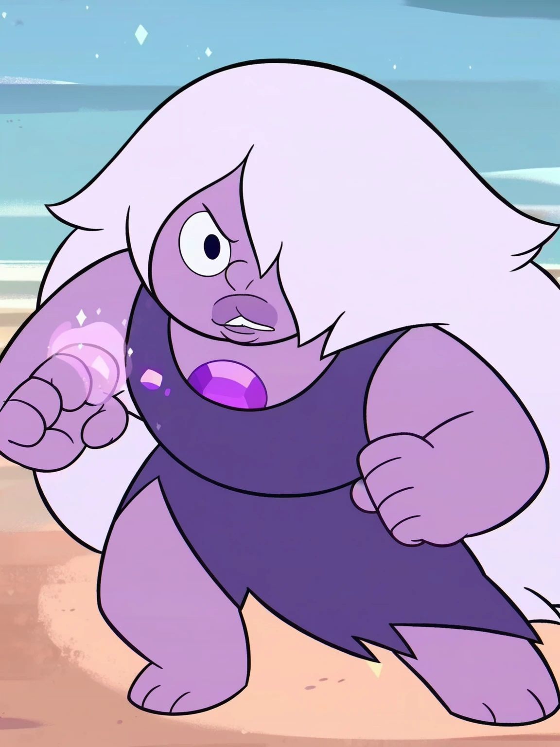 Amethyst (Steven Universe) PonyDiffusionXL "COMMISSION" v1.0Pony