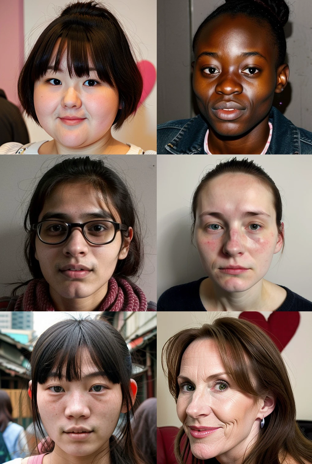 Just Feminine Faces SD 1.5 (Ethnicity, Aesthetic, Detail, Age) v1.0