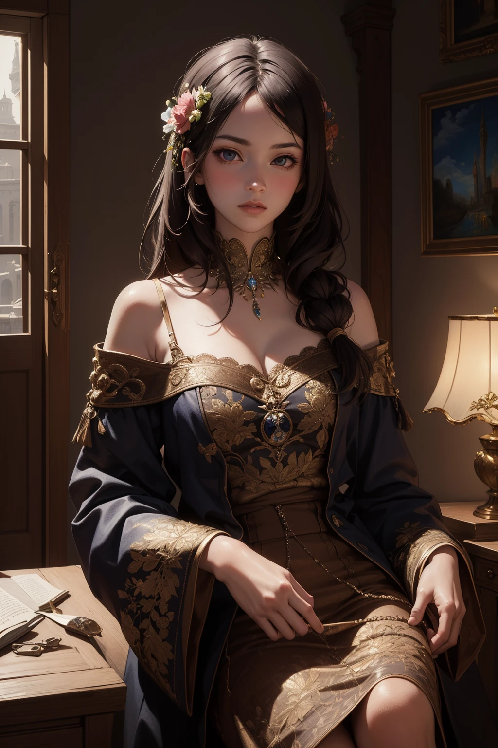 (masterpiece, best quality:1.5), (photorealistic:1.3), official art, absurdres, unity 32k wallpaper, ultra-detailed, intricate details, 1girl