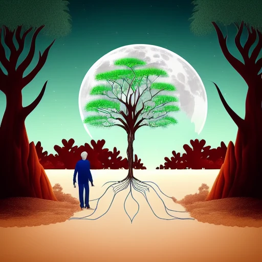 branch, simple background, a man walking a dog down a sidewalk in front of a building, willtoulan, hair ornament, a tree in the middle of a desert with a full moon in the background, forest