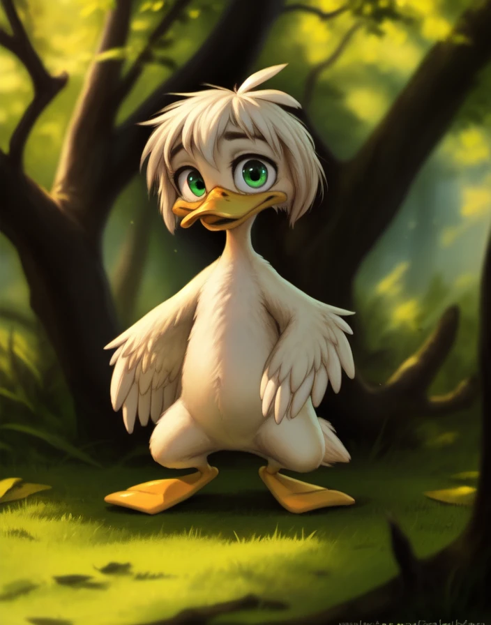 cinematic film still  <lora:SissyDuckling:0.85>  SissyDuckling,  green eyes,  naced,   (chibi, Duck)  (all fours, cowgirl position,)
Male, Detailed multicolored skin, ( solo), [day,  forest, trees, meadows, grass, clouds,], 
(beautiful, aesthetic, perfect, delicate, intricate), masterpiece, digital drawing, best quality, AS-YoungerV2:0.6, AS-YoungestV2:0.5,   
[by kenket|by totesfleisch8], by thebigslick:by silverfox5213:0.8], [by syuro, by paloma-paloma::0.2, (Tricksta, TotesFleisch8) . shallow depth of field, vignette, highly detailed, high budget, bokeh, cinemascope, moody, epic, gorgeous, film grain, grainy