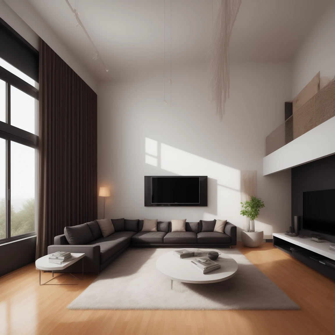 Jed-Modern livingroom, <lora:ModernInteriors1.5:0.7> , masterpiece,sharp and in focus