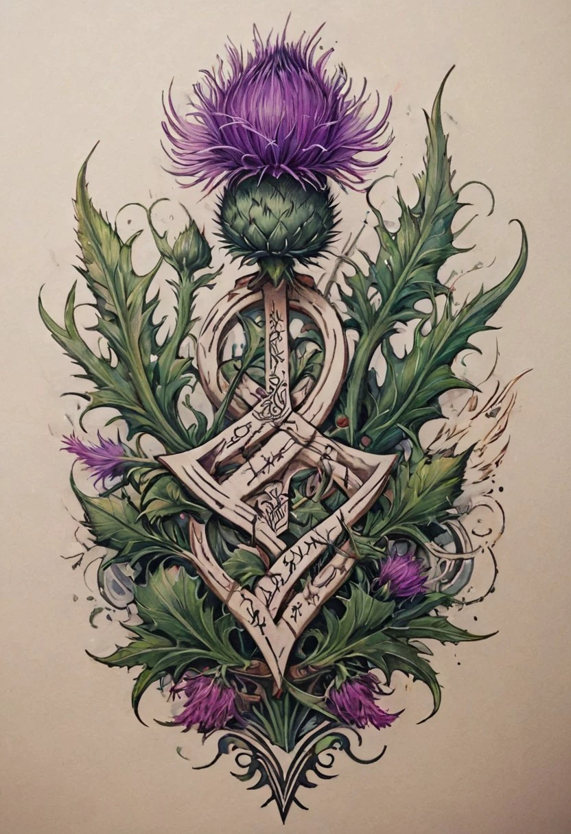 *Flow in the Name of Love*
*Channel_42* *.42π* *Autismus*
*Artifically_Autistically*
*Scottish* *thistle* *Tattoo* 
*runes* *Carvings* *runic* *pinnacle*