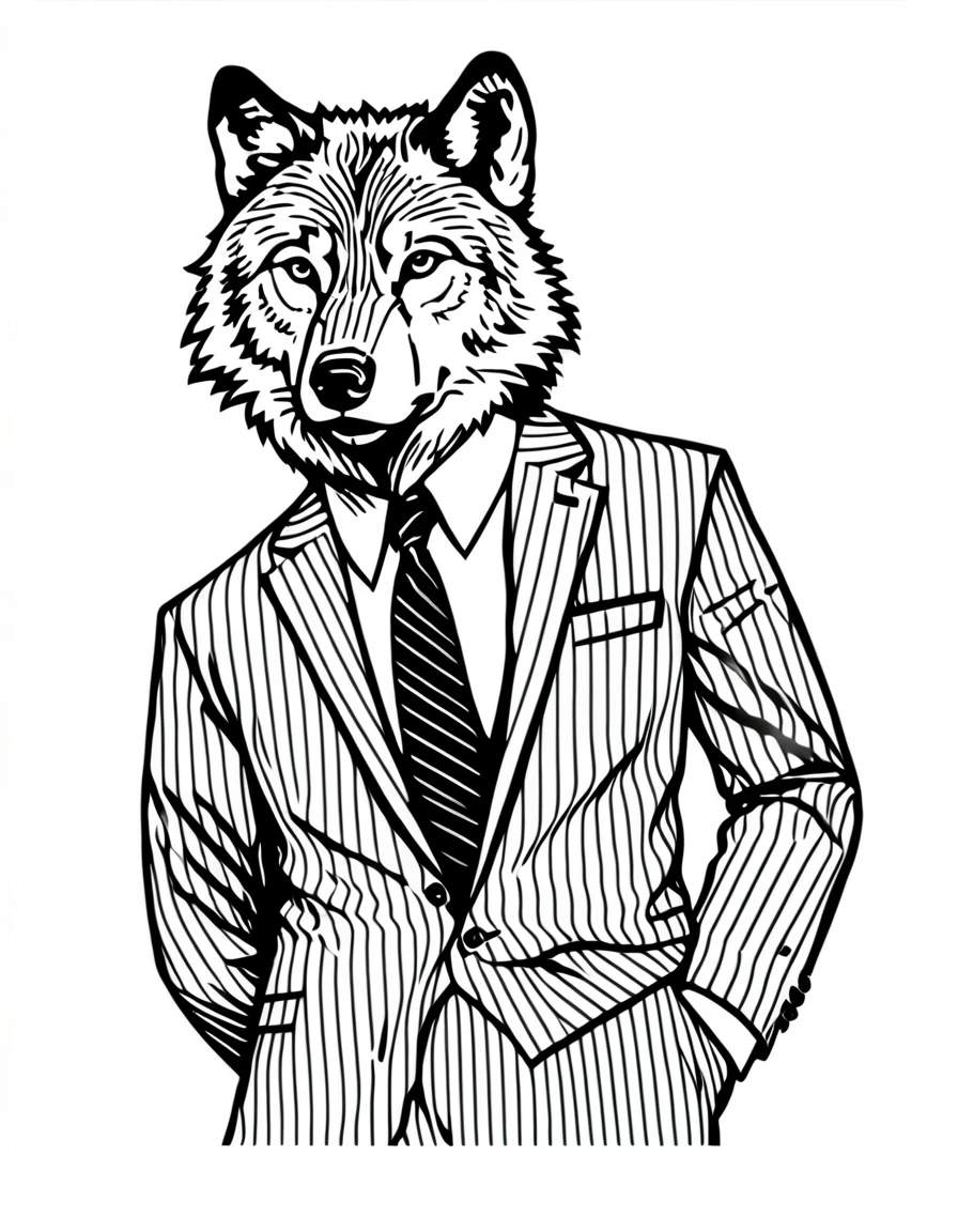 lineartlora, wolf of wallstreet