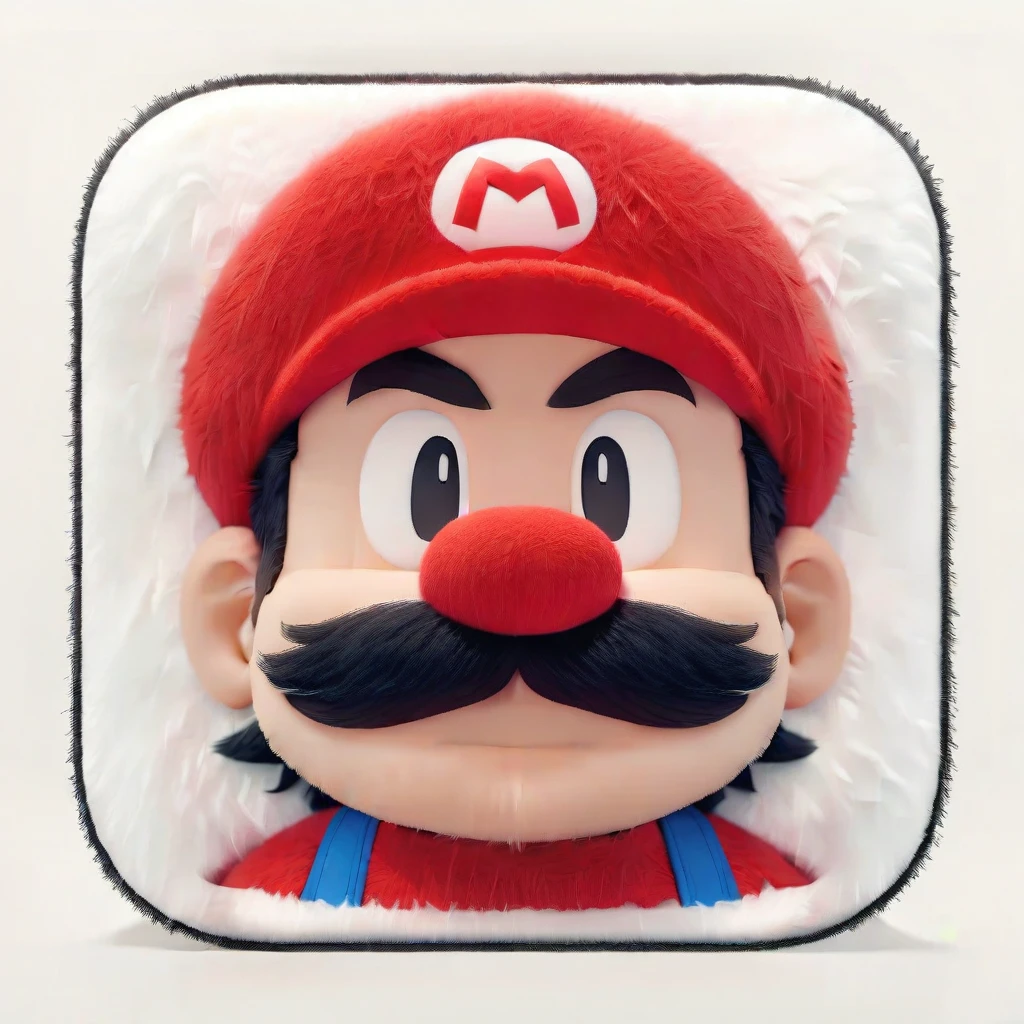 Plush square icon 毛绒方圆图标 xl_a31