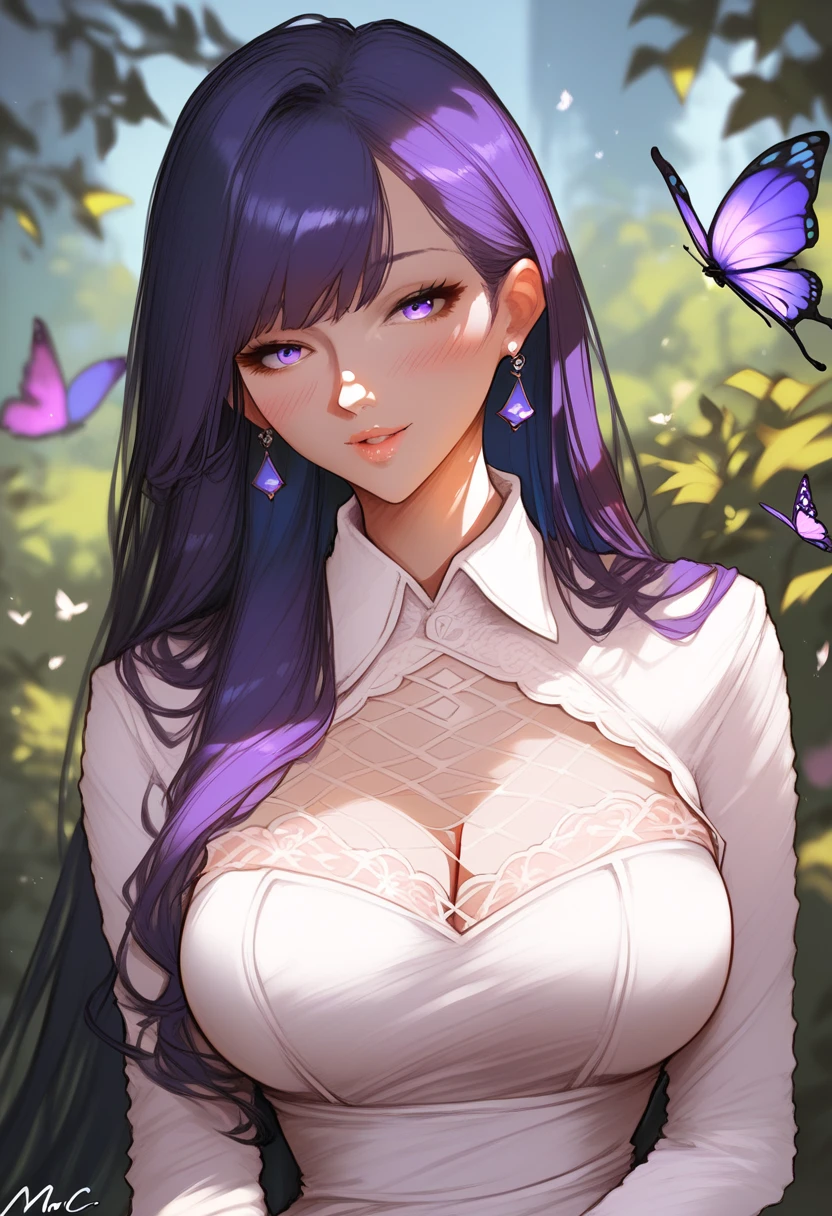1-girl, boobs(2.0), nipples, nude, sitting in garden, butterflies, dahlias, pussy, legs up, hairy pussy, masterpiece, gorgeous, perfect painting, blush(0.6), bokeh(3.0)