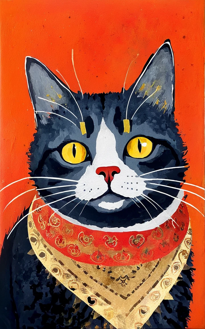 <lora:t1ngSDXL:1> t1ng, traditional media, abstract, texture, no humans, cat