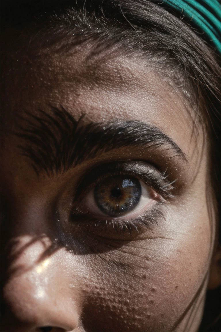 8k, RAW Editorial Photo, "A macro photo of a vailed Moroccan women eyes, revealing the fine details and textures." (masterpiece, award-winning artwork), shy
many details, extremely detailed, full of details,
Wide range of colors, high Dynamic, tattoo