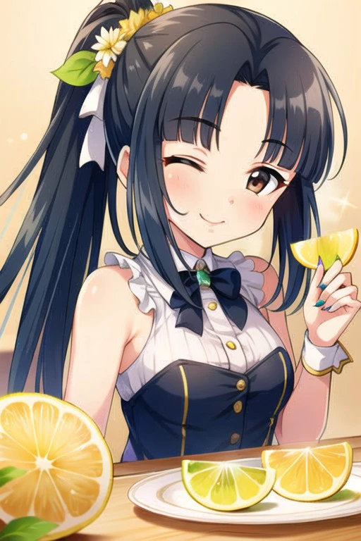 Lemon eating challenge