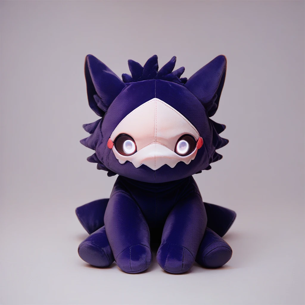 score_9, score_8_up, score_7_up, score_6_up, mikus-furmo, full body, looking at the view, fumo style, sitting, simple background, toys, toys
