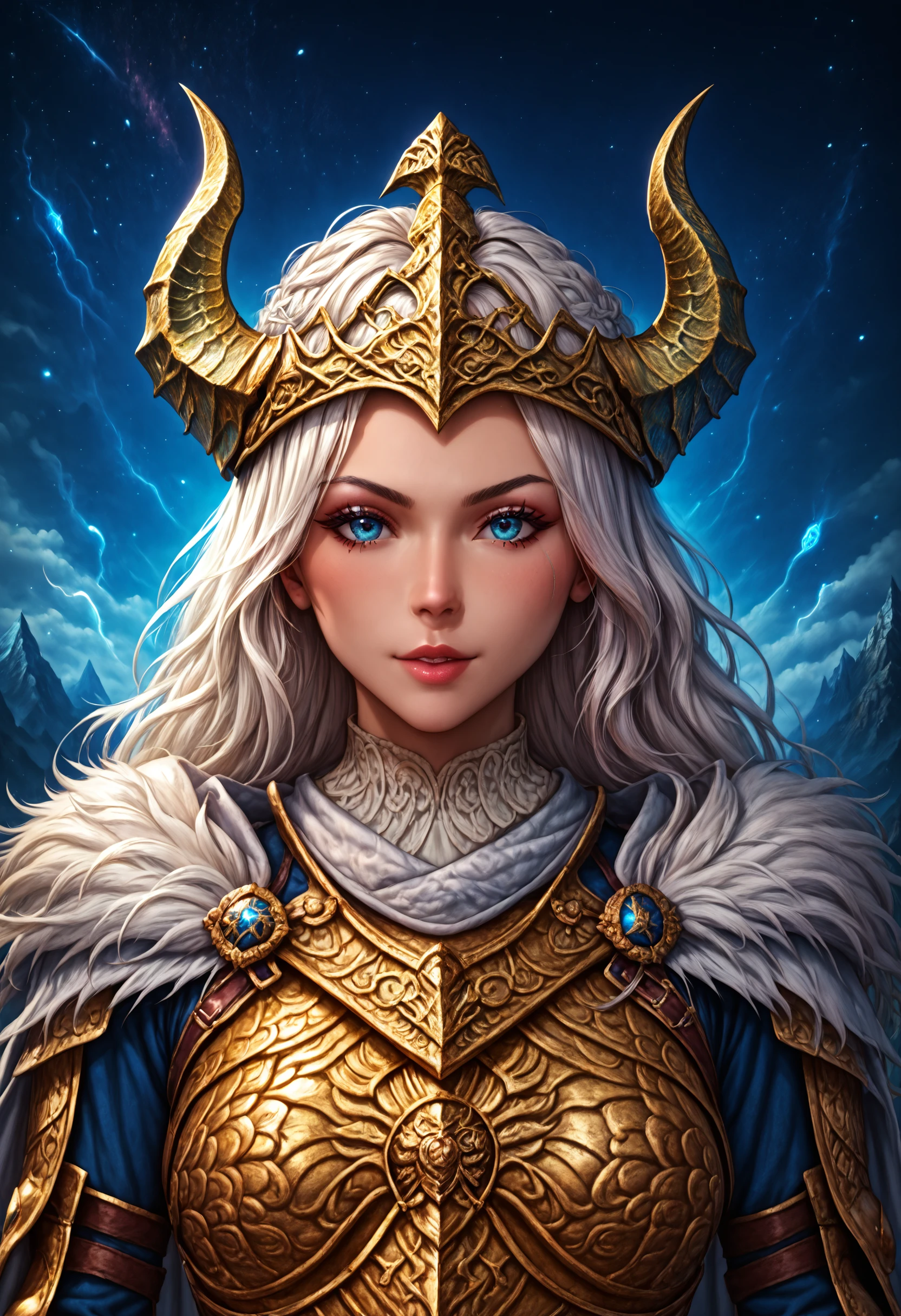 1girl, golden armour, (hamlet:1.1), horns, EldenRing <lora:Elden-RingPonyStyle:1>, Detailed, vibrant, immersive, fantasy RPG, score_9, OverallDetailXL