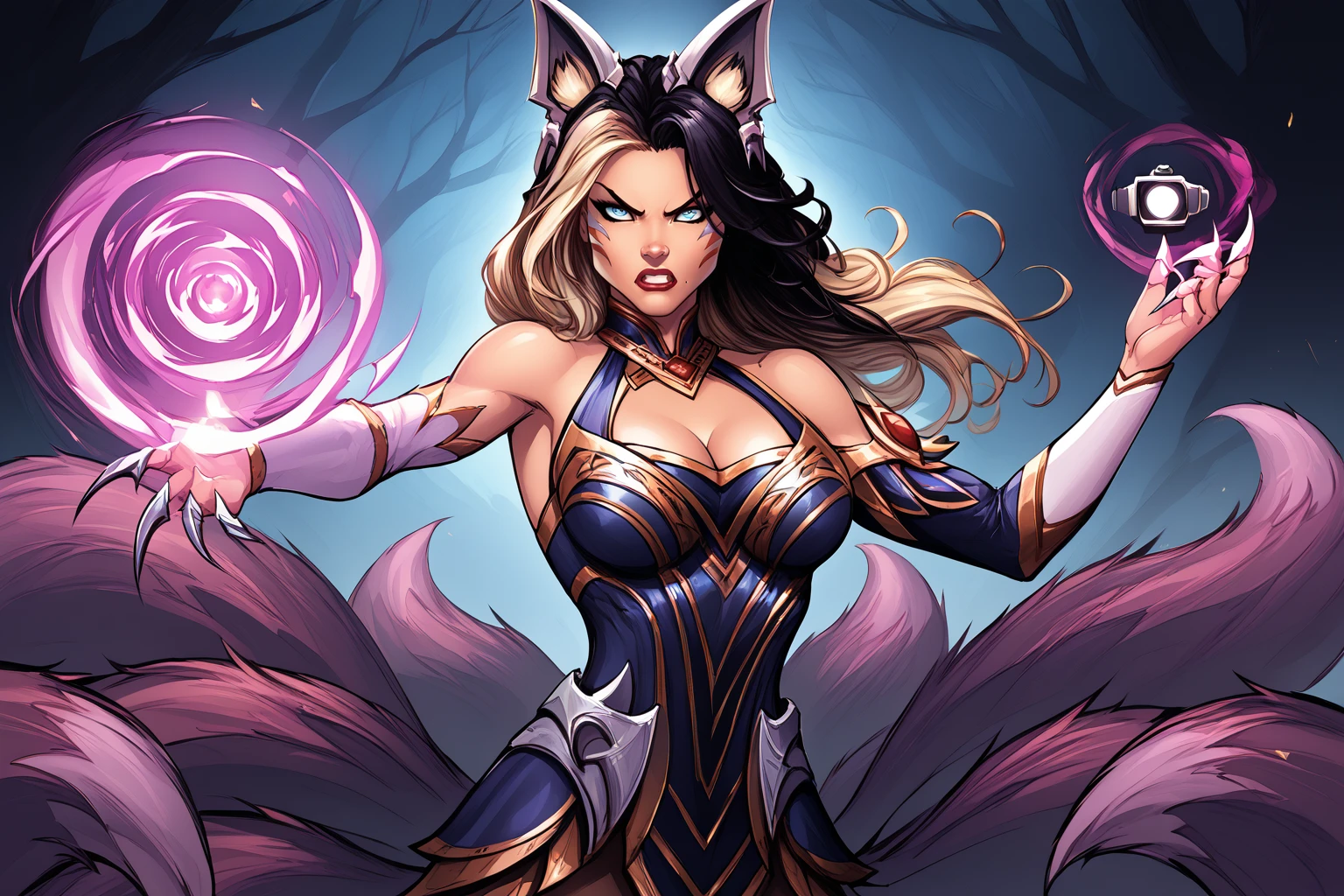 Fighting Gem Demon Creature,Rabbit parts、Full body,Anthropomorphic rabbit、(Feminine body:1.3)、cruel、wicked、Realistic Digital, Humanoid、Convoluted, epicd, Dramatic, masutepiece, high detailing, Best Quality, 超A high resolution、Horror movie lighting