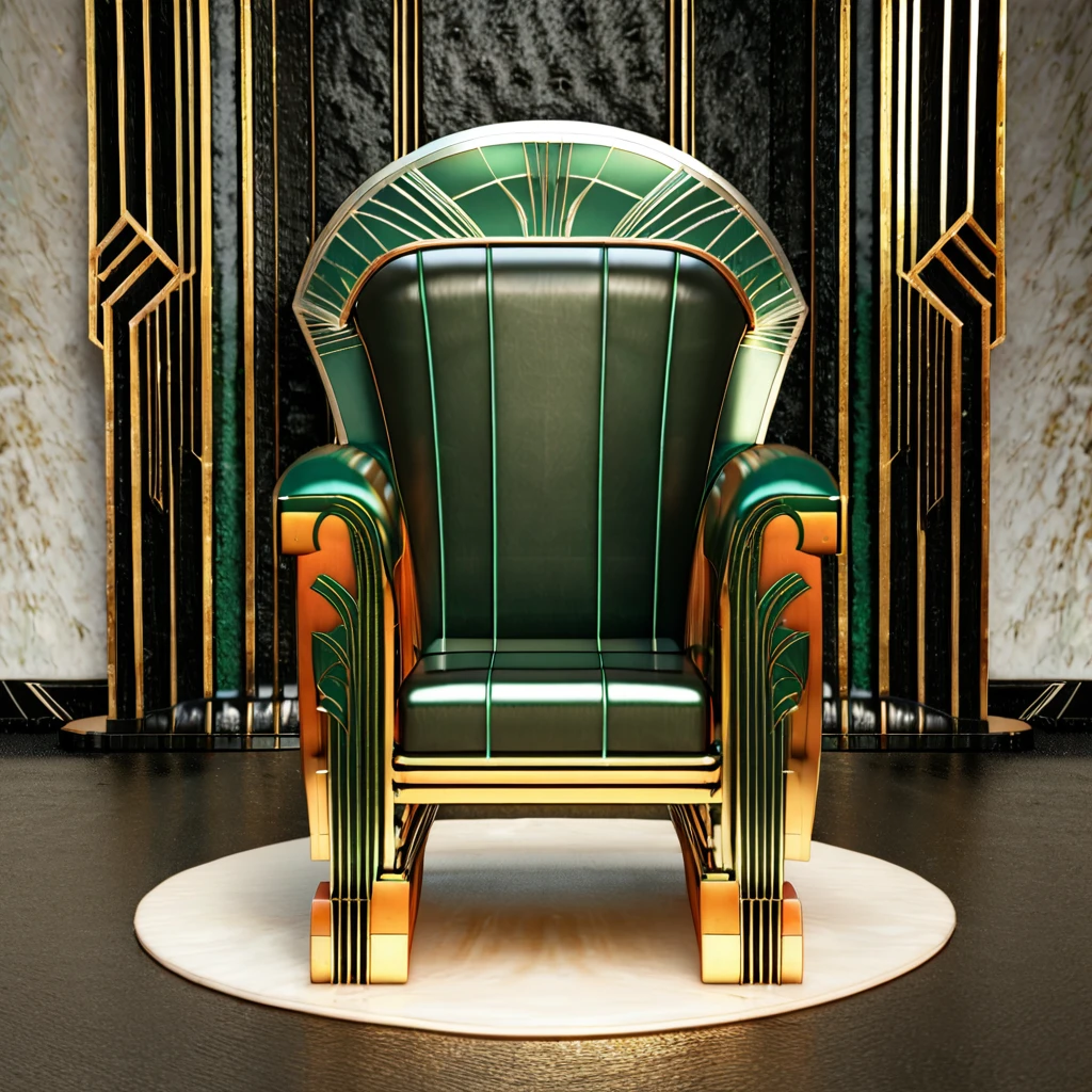 Peacock Orchid, Rainbow neon hue, Photograph, Comic Strip Style, Armchair, Shock Art, <lora:Art_Deco_Style_SDXL:1> ais-artdeco