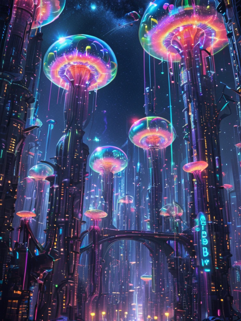 masterpiece,high resolution,
futuristic-city,city,bubble design,night,neon,
,  <lora:futuristic_city-xl:0.8>