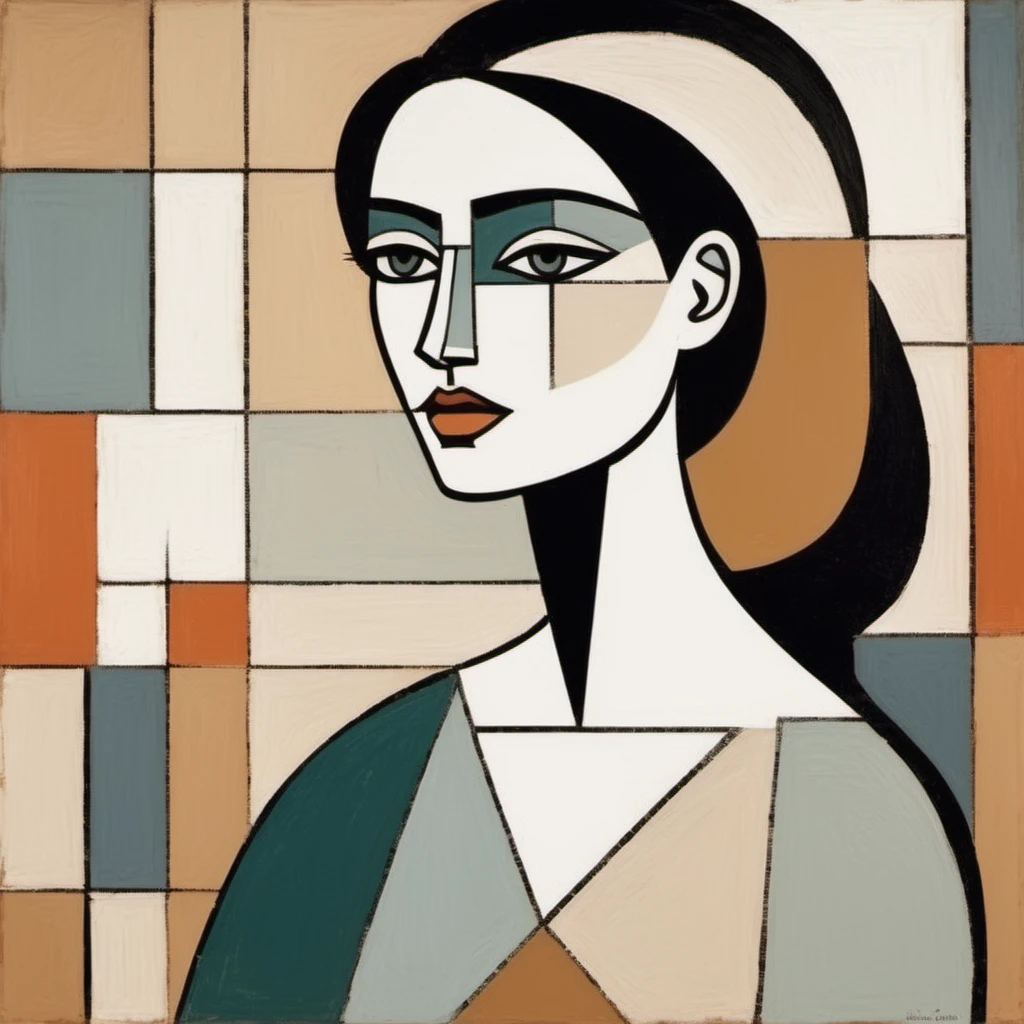 Picasso cubism art of a woman,subtle colors, minimalist, faint, anxsw,   <lora:ansawai_juggerX_xl_1_wocap_merger_28_131_03_07-anxsw:1.05>