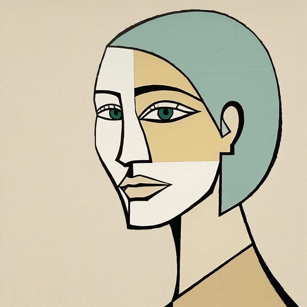 Picasso cubism art of a woman,subtle colors, minimalist, faint, anxsw,   <lora:ansawai_juggerX_xl_1_wocap_merger_28_131_03_07-anxsw:1>