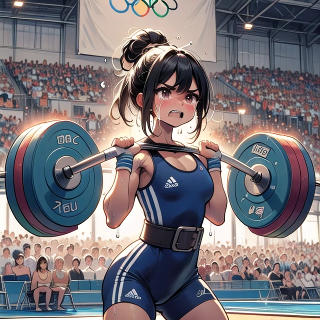 girl hate weightlifting failure
