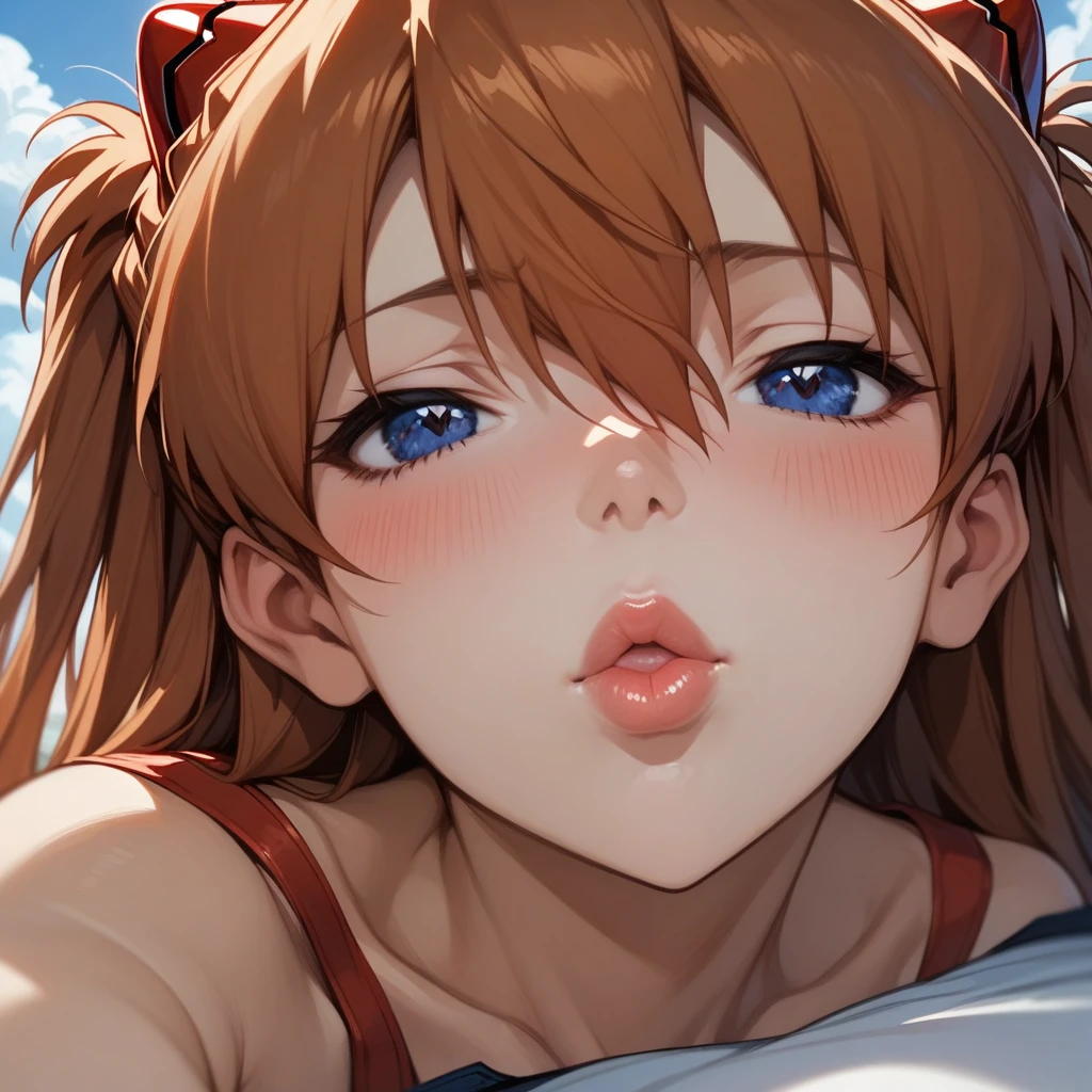 (best quality, ultra detailed:1.2),oguri cap,umamusume,large breasts,BREAK crying,(face close up:1.2),((1man and 1woman,fellatio,penis,))