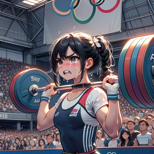 girl hate weightlifting failure