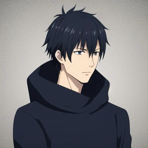 DMMd_Style, 1boy, black hair