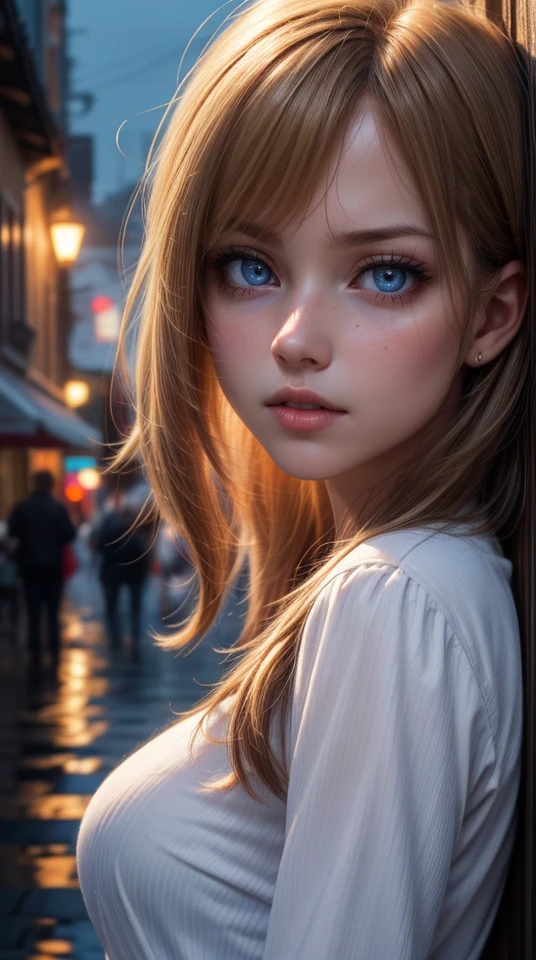 masterpiece, high quality, 8k, (looking at the viewer: 1.1), beautiful, hot, seductive, womam
woman with tanned skin,medium breasts, oiled red hair, (eye contact: 1.1), beautiful face, (detailed face: 1.2), (animated: 1.2), hyper detailed, best quality, ultra high resolution, blond hair , cozy house interior, photorealistic, high resolution, detailed , raw photo, 1girl, white clothes, night, city lights, rain,<lora:locon_perfecteyes_v1_from_v1_64_32:1> ,<lora:hairdetailer:1>