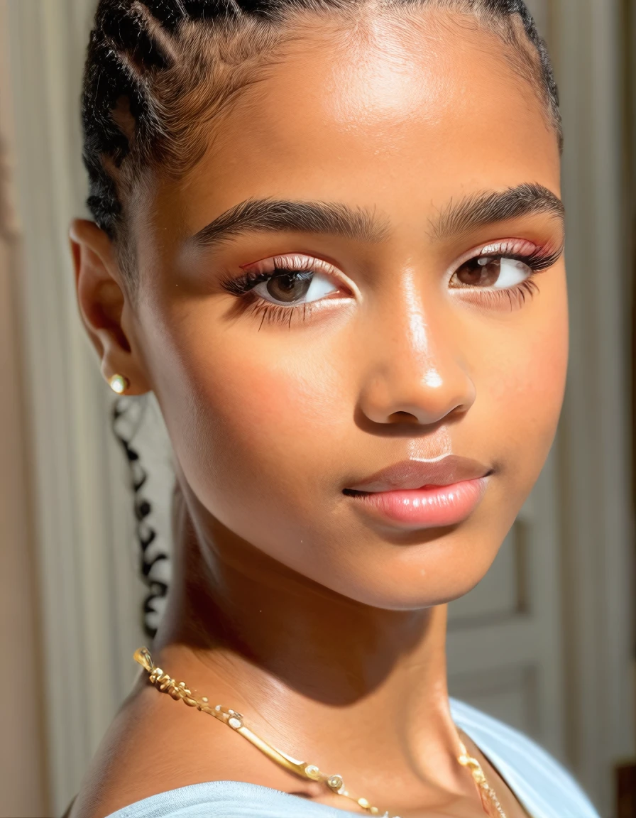 tylasa, lofae,, professional portrait of 1girl, glitter dress, lip gloss, lips, pretty face, necklace, face details, looking at viewer, lips parted, sharp focus
