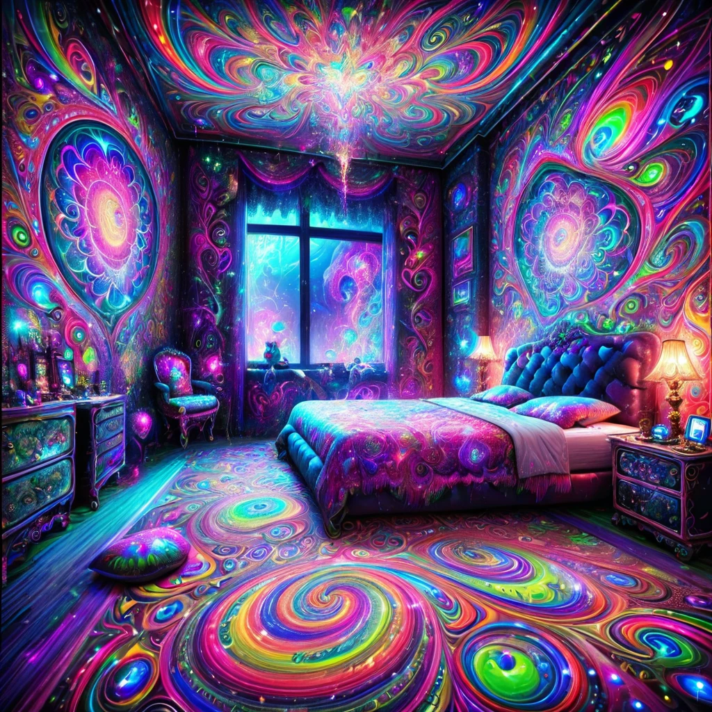 masterpiece,
psychedelicdream, bedroom
, <lora:PsychedelicDream-xl-10:0.8>