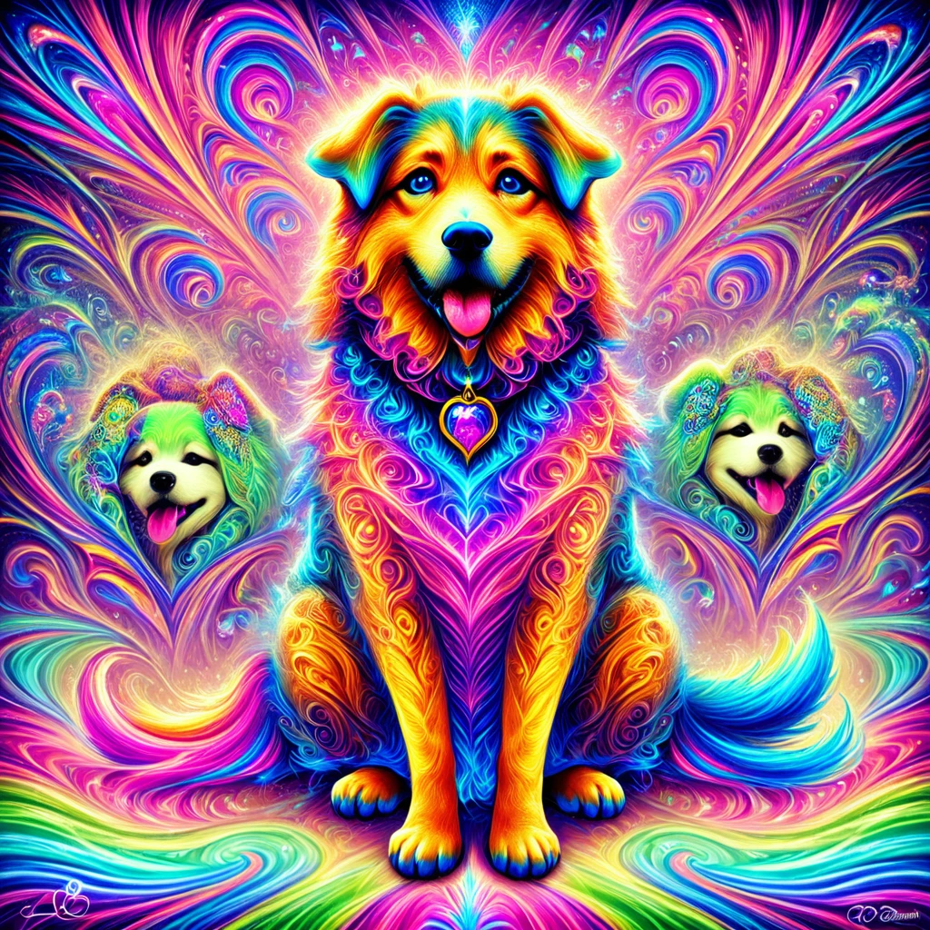 masterpiece,
psychedelicdream, dog
, <lora:PsychedelicDream-xl-10:0.8>