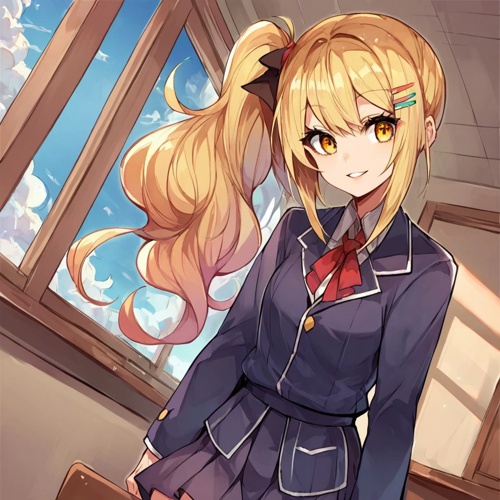 noelle zel lespinasse.(Otome Game Sekai wa Mob ni Kibishii Sekai desu) V1