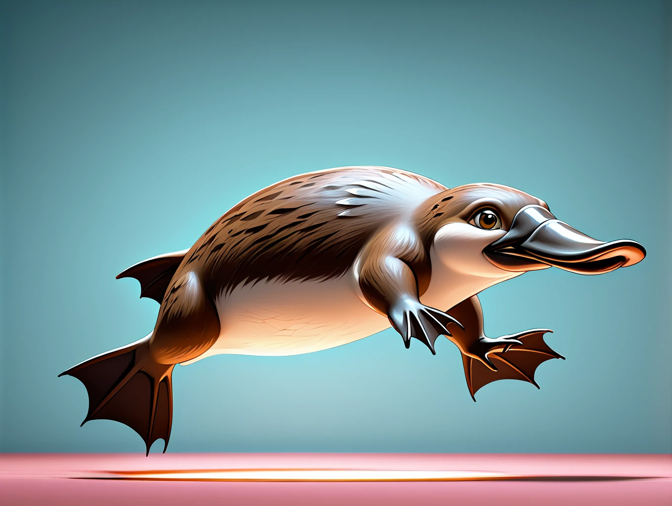 <lora:PlatyPonyXL:1>,platyponyxl,platypus,animal,animal focus,brown headwear,duck-billed,fish,realistic,Leaning on a wall with one leg bent, looking contemplative,gradient hair,tattoo,panting,solid circle eyes,beautiful_detailed_eyes,brown eyes,eye_contact,thick puffy lips,(skindentation:1.3),refraction,contour_deepening,chromatic_aberration,bokeh,film grain,body blush,[wrinkled skin],detailed crease,light blue theme,pink lava background,dark brown airplane interior,blurry background,<lora:Breast Slider - Pony_alpha1.0_rank4_noxattn_last:0.9>,<lora:Bubble Butt_alpha1.0_rank4_noxattn_last:1.6>,<lora:Body Type_alpha1.0_rank4_noxattn_last:0.8>,<lora:Facial Slider_alpha1.0_rank4_noxattn_last:1.5>,