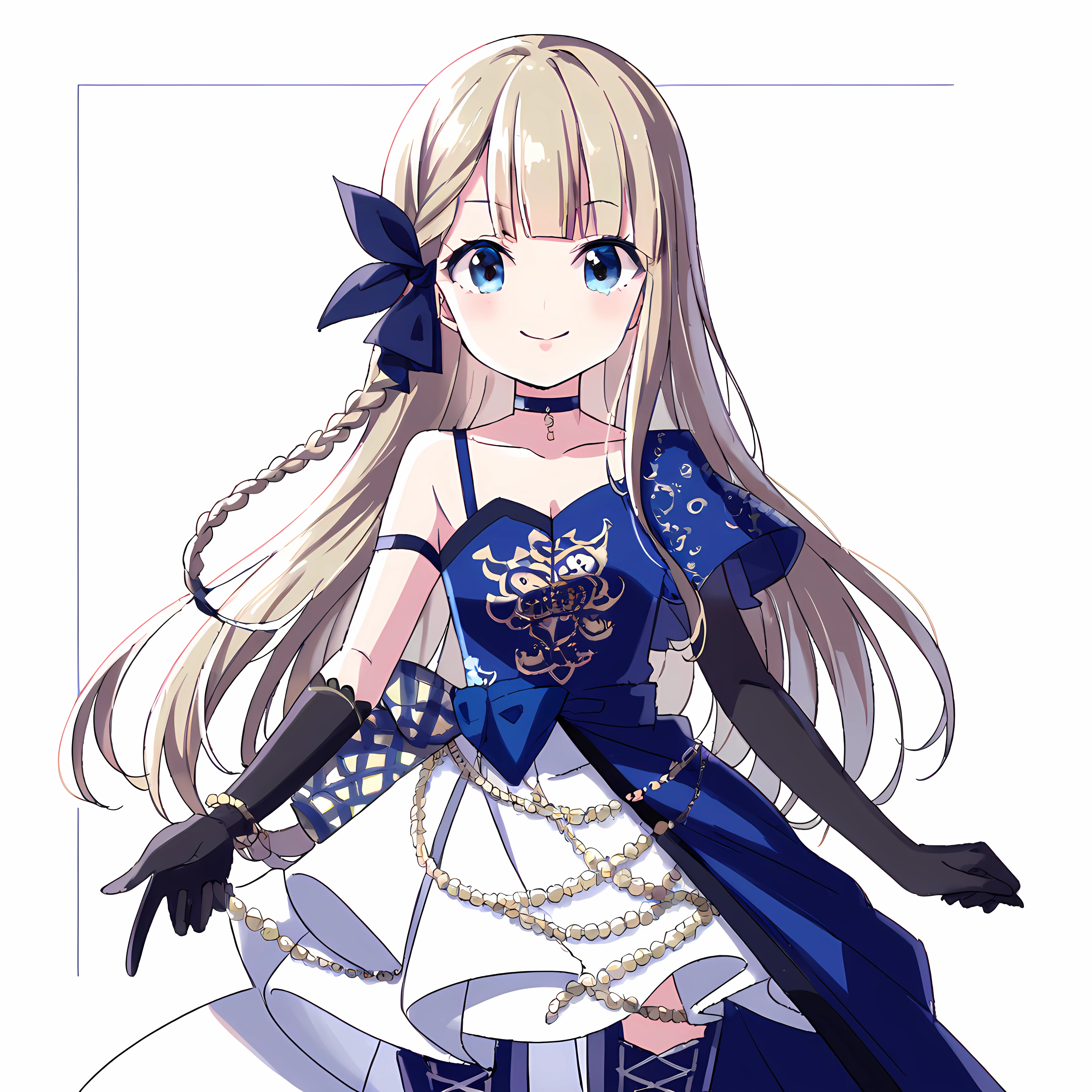 score_9,score_8_up,
1girl, solo, narumiyasuzu, smile, suzui3y choker, suzui3y costume, suzui3y gloves, suzui3y thigh boots, suzui3y hair ribbon,looking at viewer,