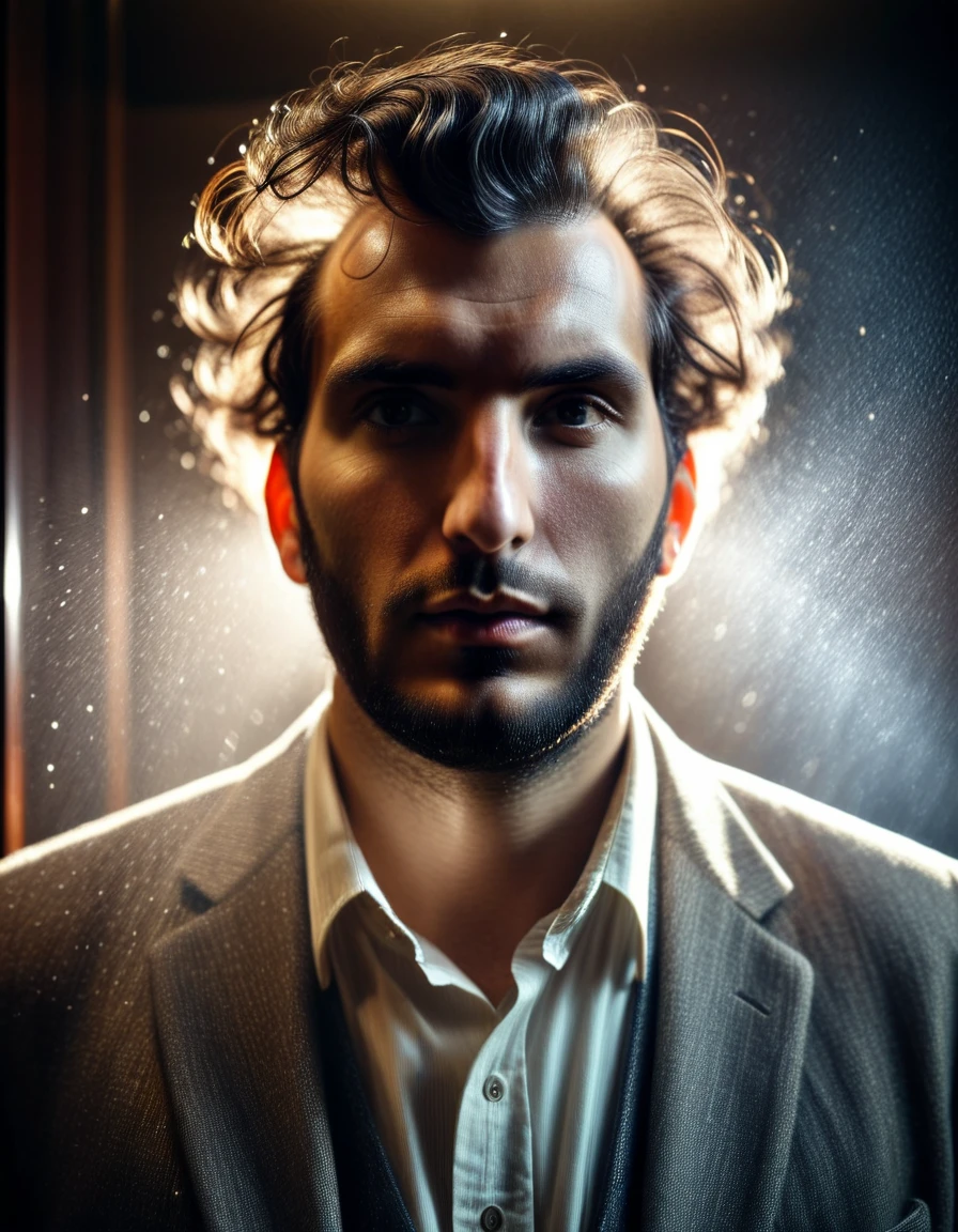 photograph lightlora, 1man, portrait, light, 50mm . cinematic 4k epic detailed 4k epic detailed photograph shot on kodak detailed cinematic hbo dark moody, 35mm photo, grainy, vignette, vintage, Kodachrome, Lomography, stained, highly detailed, found footage, lightlora, 1man, portrait, light,Photorealistic, Ultra-high detail, lifelike textures, realistic lighting, high-resolution, lightlora, 1man, portrait, light,Cinematic Lighting, Dramatic lighting, high contrast, detailed shadows, high-resolution, Volumetric Lighting, lightlora, 1man, portrait, light, light depth, dramatic atmospheric lighting, Volumetric Lighting